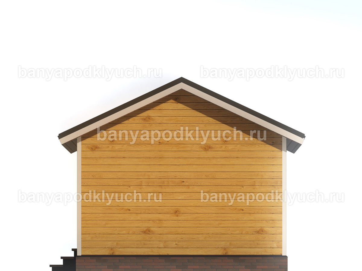 Баня из бруса 6x4,5 м Баня из бруса 6x4,5 м